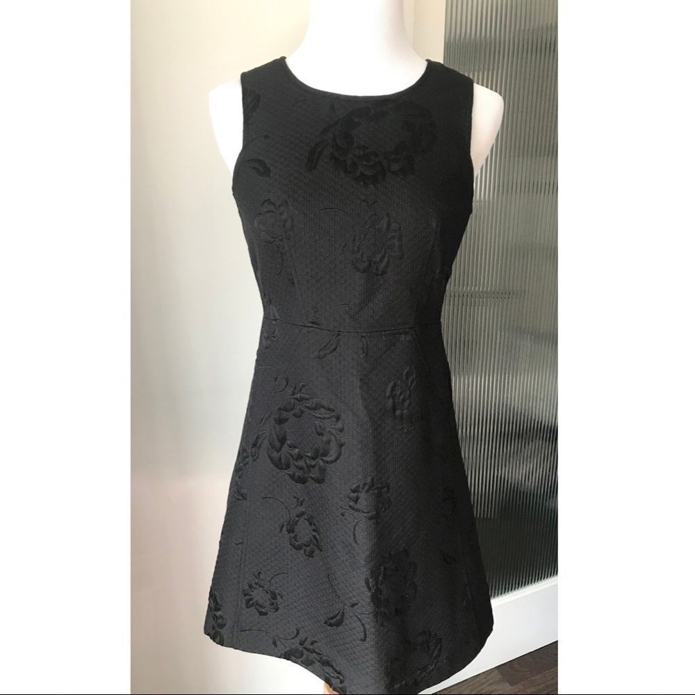 French Connection floral embossed dress